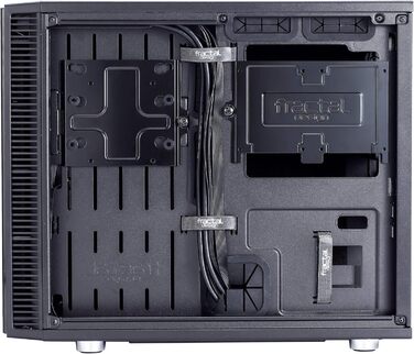 Корпус Fractal Design Define Nano S Black Window для ігрового ПК, міні-тауер з боковим вікном, чорний