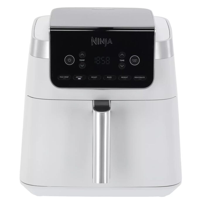 Аерофритюрниця Ninja Max Pro 6-in-1 Airfryer, 6.2 л, біла — багатофункціональна електрична фритюрниця без олії