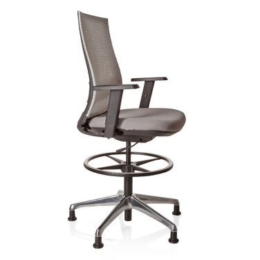 Робоче крісло / стійка стілець TOP WORK 99 Mesh Grey hjh OFFICE