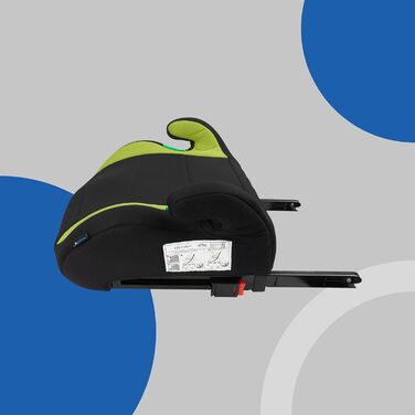 Автокрісло-бустер PETEX Max Plus з Isofix, i-Size ECE R129, для дітей 7-12 років, зріст 125-150 см, зелений