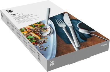 Набір столових приборів WMF Nuova для 1 особи, 4 предмети, сталь Cromargan, полірована нержавіюча сталь