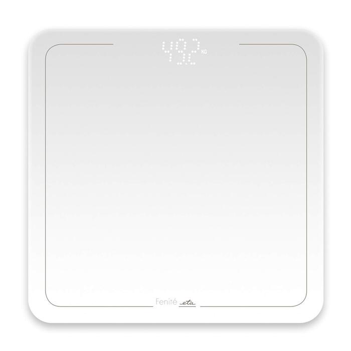 Цифрові ваги Fenite з LED-дисплеєм, скляна платформа, протиковзкі ніжки
