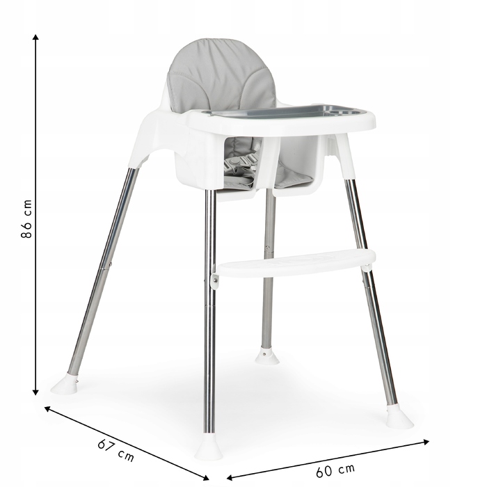Стілець для годування Ecotoys, 86 x 60 x 67 см