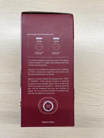 Електрична млинниця для солі та перцю Viitech 2-в-1, USB, регульоване помел, LED підсвітка, набір електричних млинів для спецій