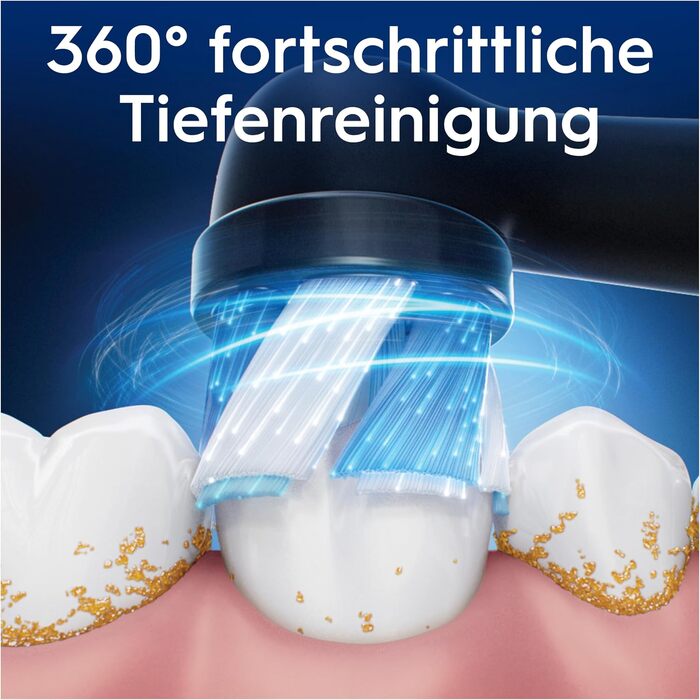 Смінні насадки для електричної зубної щітки Oral-B iO Ultimative Reinigung, чорні, 10 шт.
