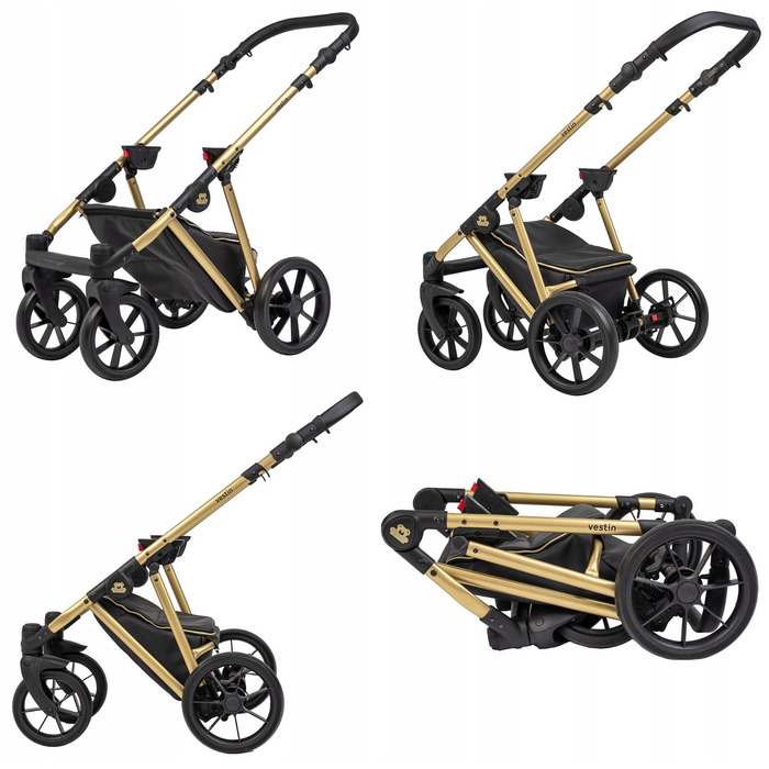 Дитячий візок 3в1 VESTIN Exclusive | Cosmo Автокрісло + Адаптери