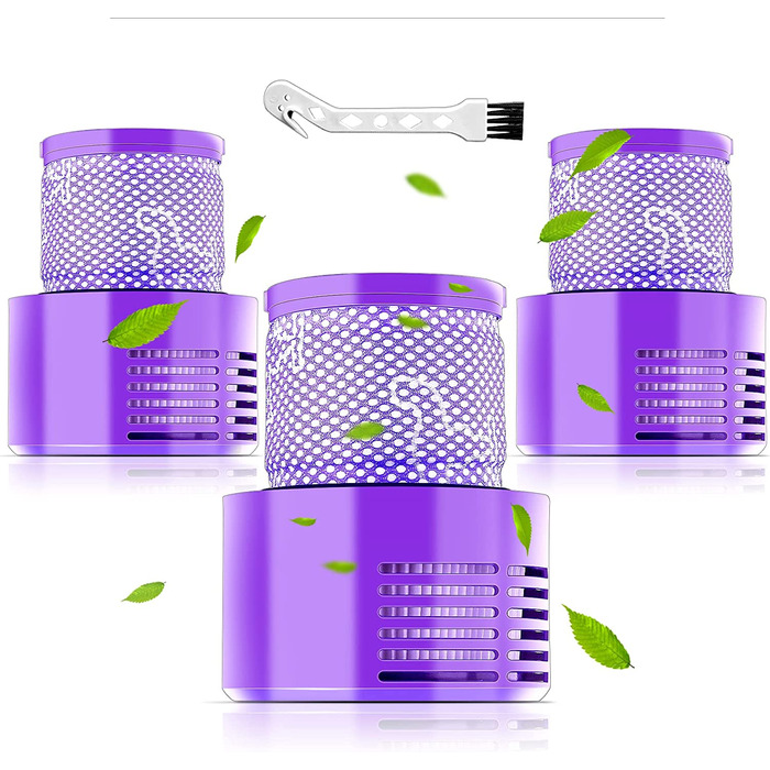 Набір з 3 фільтрів для пилососа Dyson Gen5 Detect/Outsize, змінні HEPA фільтри для бездротових пилососів Dyson SV23, SV24, Gen5 Detect Fluffy