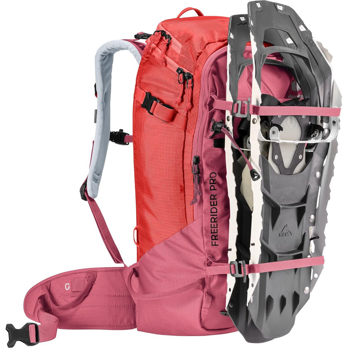 Жіночий рюкзак для гірськолижних турів Deuter Freerider Pro 32+ SL, 32+ л, бордовий