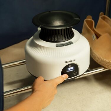 Портативний електричний сушарка для білизни Newlux Secadry (1200W) з UV-дезінфекцією, місткість 15 кг, 4 режими, синій
