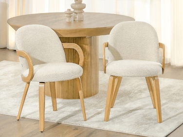 Стілець Mebel-Partner, тканина, бежевий, 1 шт.