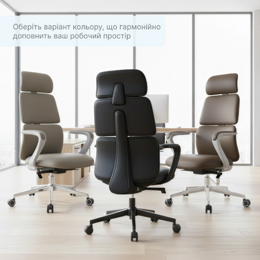 Крісло офісне OfficePro Delicate OC690BR Brown PVC