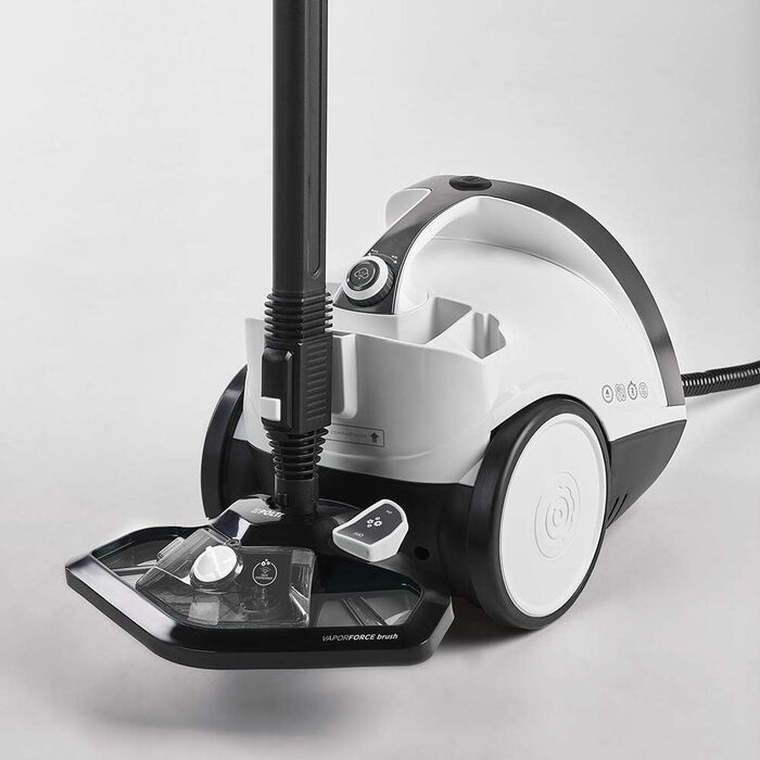 Парова швабра Polti Vaporetto Smart 120 з високотисковим бойлером, 4 бар, знищує 99,99% вірусів, мікробів і бактерій, 14 насадок