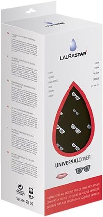 Чохол для прасувальної дошки Laurastar Universalcover Glasses, 131x55 см, 100% бавовна, унікальний дизайн, підходить для всіх дошок, праний у машинці