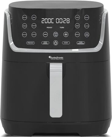 Цифрова аерофритюрниця XL 8 л AF13D, 13 програм, без масла, 80-200°C, чорна
