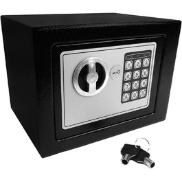 Сталевий сейф Hyfive Safebox для дому та офісу: цифровий замок, 2 ключі, підвищена безпека