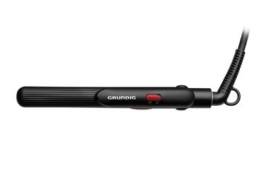 Міні-праска для волосся GRUNDIG HS2030, турмалін, чорна, дорожня версія