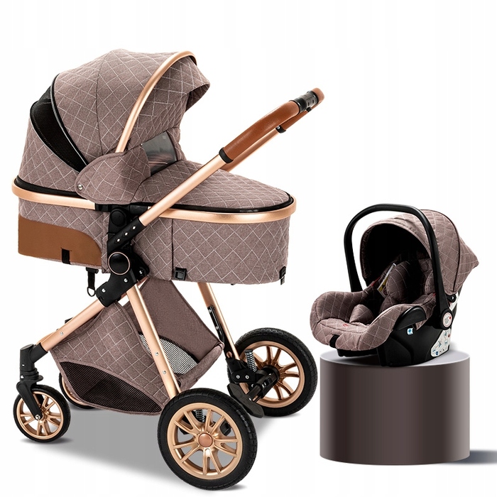 Дитячий візок 3в1 Cichoszki Premium Khaki