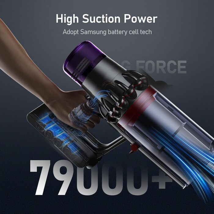 Акумулятор Keenstone V8 8000mAh для Dyson SV10 V8 Absolute Animal Motorhead Fluffy Slim Total Clean (3 фільтри в комплекті)