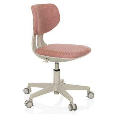 Дитячий письмовий стілець / дитячий стілець KIDDY CLASSIC тканина рожевий hjh OFFICE
