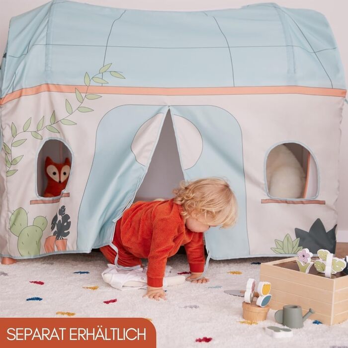 Дитяче складне ліжечко Hauck Dream n Play Plus з матрацом і москітною сіткою, дорожня сумка, великий вхід, Dusty Cork