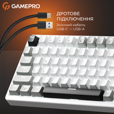 Механічна клавіатура GamePro Genesis Silverlight  (MK126)