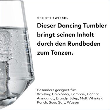 Набір келихів для коктейлів SCHOTT ZWIESEL Dancing Tumbler Bar Special, кришталь Tritan, 4 шт, Німеччина