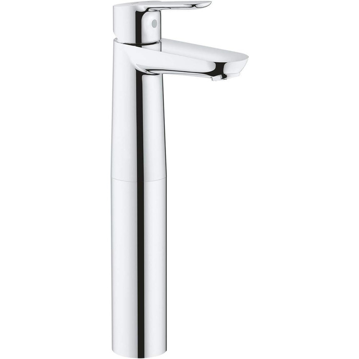 Змішувач для умивальника GROHE StartEdge, економічний, з холодною водою в середній позиції, з поп-ап зливом, 3в1 інструмент, проста установка (23900001), хром, XL
