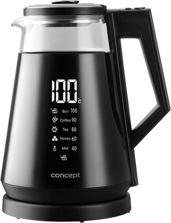 Електричний скляний чайник Concept Thermosense 1.7 л RK4170