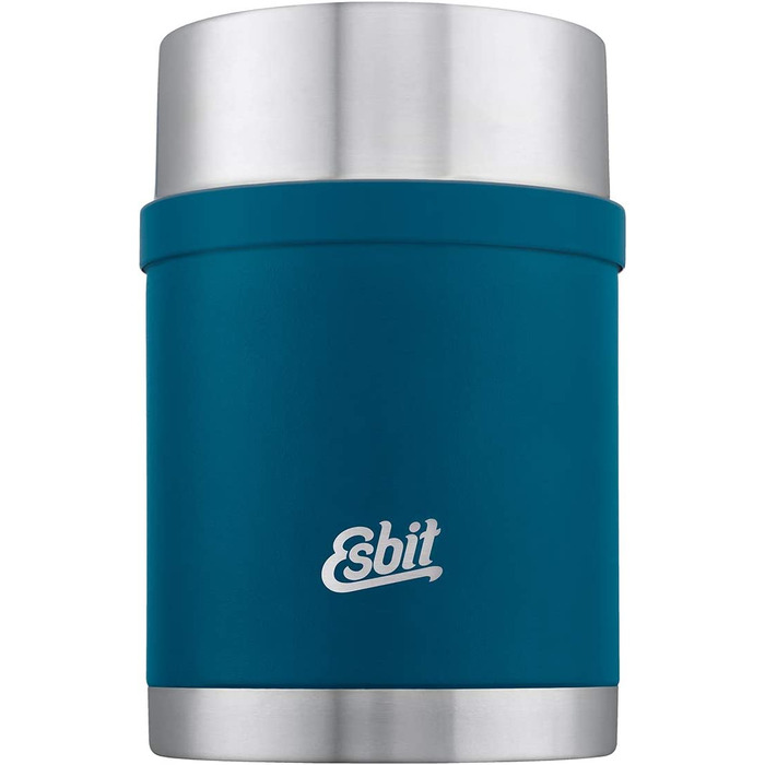 Термоконтейнер для їжі Esbit Sculptor 750 мл Polar Blue, з нержавіючої сталі, для гарячих і холодних страв, без манжети