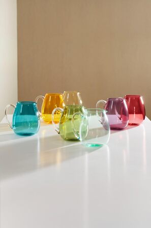 Керамічний глечик Rose & Tulipani Krug Colorlife бірюзового кольору, 2,5 л
