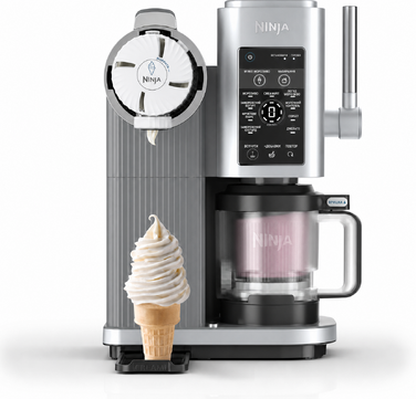 Машина для морозива CREAMi Softeis Ninja Swirl NC701EU: 13 функцій, 2 контейнери для морозива, сорбету, шейків