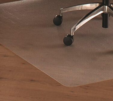 Прозорий килимок під крісло Floortex Ecotex Evolutionmat 120x90 см, прямокутний, для твердих підлог, з переробленого полімеру