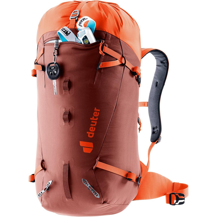 Рюкзак для альпінізму Deuter Guide 30 л, редвуд-папая