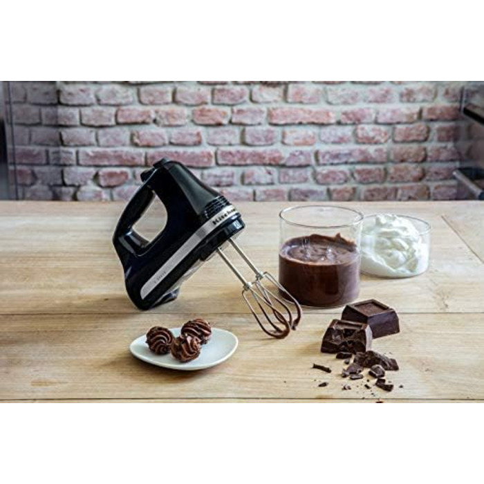Ручний міксер KitchenAid Classic 5 швидкостей, чорний Onyx, 5KHM5110EOB