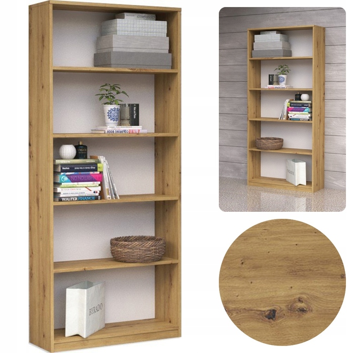 Стелаж TopEshop 60 x 30 x 182 см, дуб