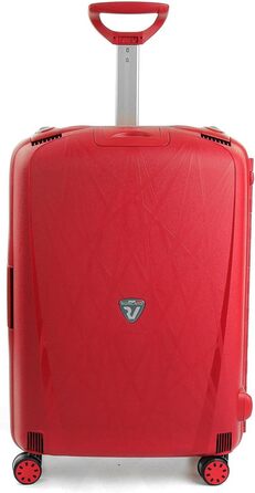 Середня валіза RONCATO Light червона, жорсткий корпус, тролі, легка