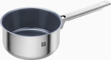 Набір каструль ZWILLING Quadro 5 предметів з нержавіючої сталі, без антипригарного покриття, 4 скляні кришки, підходить для індукційних плит