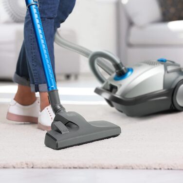 Пилосос з мішком BLACK+DECKER BXVMB700E, 700 Вт, 4 л, сірий