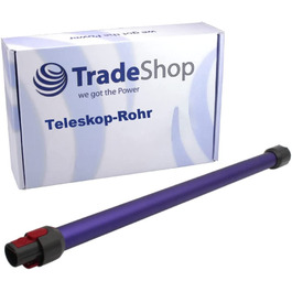 Телескопічна труба Trade-Shop для пилососів Dyson V7/V8/V10/V11/V15, заміна 967477-04, фіолетова, 74 см