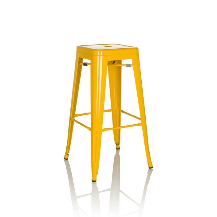 Барний стілець VANTAGGIO HIGH, металік жовтий, OFFICE