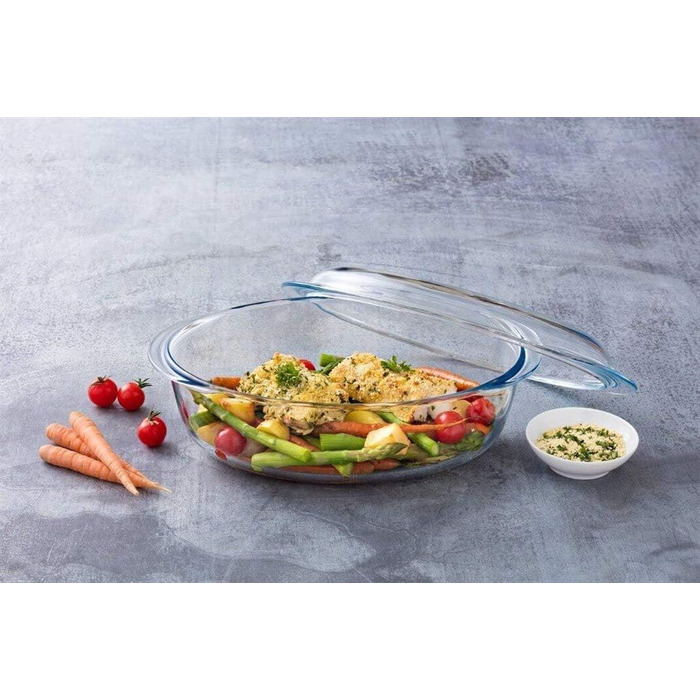Жароміцна форма для запікання Pyrex Classic 5,8 л 38x23 см, скляна