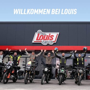 Водонепроникний чохол для мотоцикла Louis Motorrad Sky, дихаючий, з гумкою, сумкою для транспортування, для вулиці, сумісний із ланцюговим замком, синій, розмір M