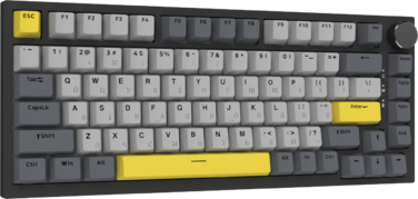 Дротова механічна клавіатура Ajazz AK820 Sea Salt Switch Black (AK820-SS-BGY)