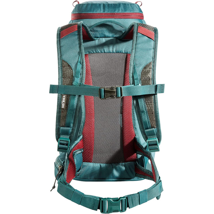 Рюкзак для походів Tatonka Hike Pack 22 л з вентиляцією спини та дощовиком, легкий і зручний туристичний рюкзак бірюзовий