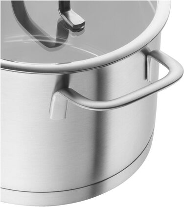 Набір каструль ZWILLING TrueFlow, 5 предметів, з носиком, для індукції, нержавіюча сталь, сріблястий