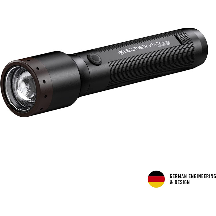 Ліхтарик Ledlenser P7R Core, 1400 лм, акумуляторний, водонепроникний, з фокусуванням, дальність 300 м, до 90 годин, магнітна зарядка