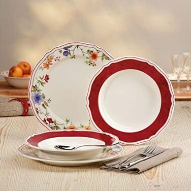 Набір порцелянових тарілок Creatable, 12 шт, червоні
