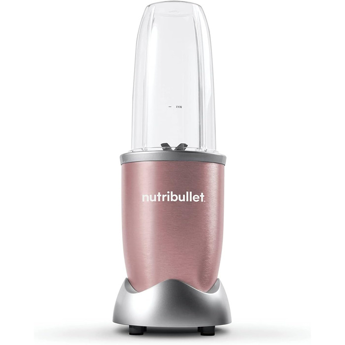 Смузі-блендер Nutribullet Pro 900 Вт, електричний, компактний, 700 мл, рожеве золото