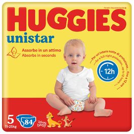 Підгузки Huggies Unistar, розмір 6 (15-30 кг), 72 шт.