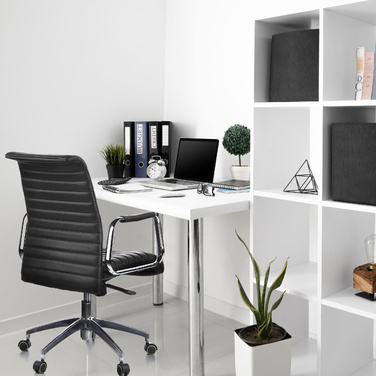 Крісло офісне ASPERA 10 Nappa Leather Black hjh OFFICE